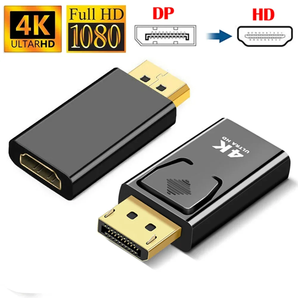 PC TV ƮϿ ÷ Ʈ-HDMI ȣȯ , DP - HD TV HDMI ȣȯ   ̺, 4K 1080P